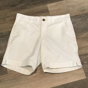 Old Navy White Mid-Rise Shorts Wm Sz 4
